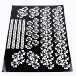 1 Sticker de Henné Noir – Pochoirs Floraux pour Tatouage Temporaire